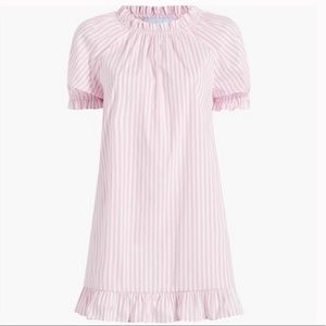 Hill House Home Katherine Nap Dress Bubblegum Pink Stripe Size XL